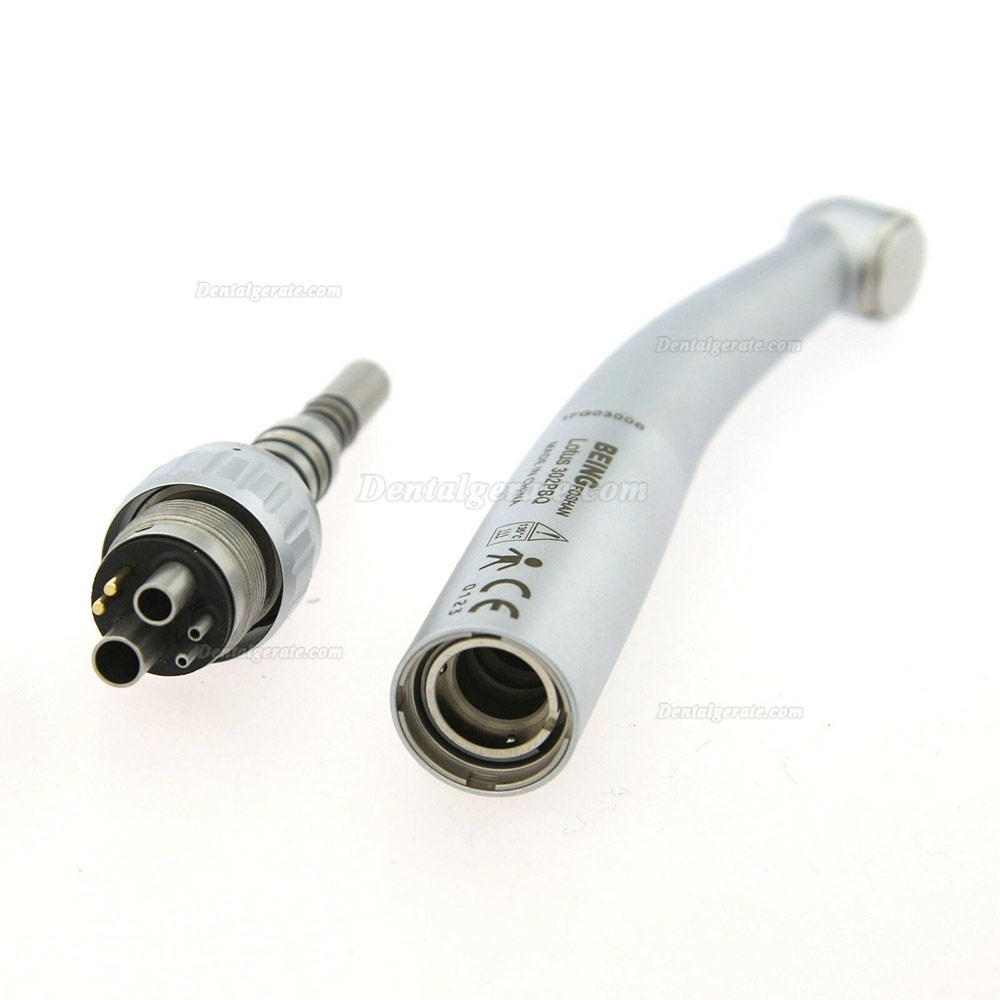 BEING 302PBQ Faseroptik Led Turbine Handst&uuml;ck mit KaVo MULTIflex Koppler 6 Loch